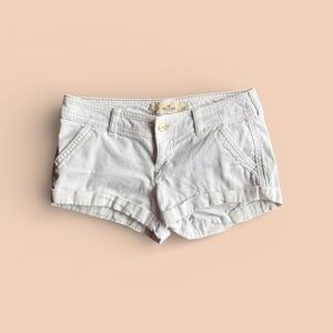 Hollister Women's Off-White Jean Shorts